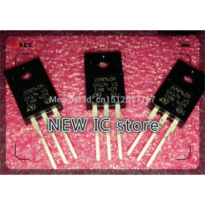 

Free shipping 5PCS/LOT 22NM60N 22A 600V STF22NM60N TO220 original and new