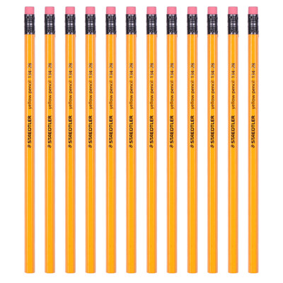 

Staedtler (Staedtler) 134-2B желтого гексагональной стержень с ластика карандаша (12)