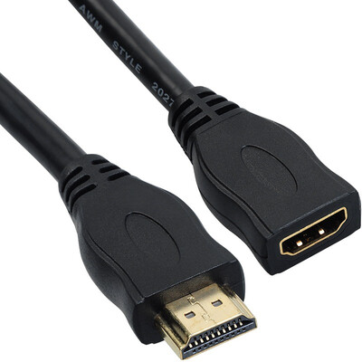 

Fergie Kappa (cabos) F05005 удлинитель hdmi удлинитель hdmi для женщин с высокой разрешающей способностью вращающаяся мать HDMI-кабель 1.4 версия 0.5m черный