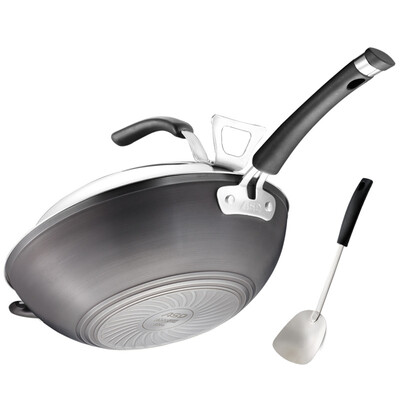 

Jingdong supermarket Ai Shida 32CM rust can not be a new generation of wok WG8332ELX Induction Cooker wok no smoke cast iron pan to send shovel