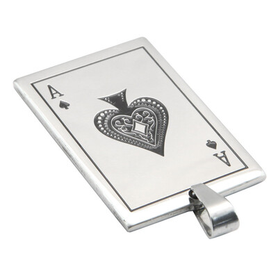 

Hpolw fashion jewelry boutique poker A Pendant - 20 inches Chain