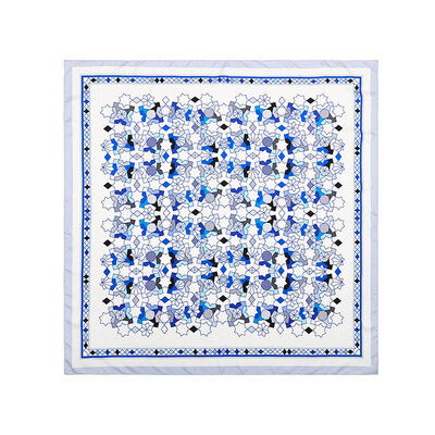 

Womens 100 Mulberry Silk Scarf For Gift Square Scarf 050
