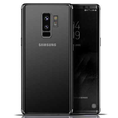 

For S9 plus Case Soft TPU Plating Cover for Samsung S9 case Silm Clear Transparent case for samsung galaxy S8 S9 S7 S6 phone case
