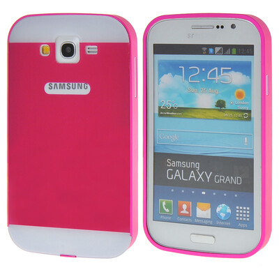 

MOONCASE 2 IN 1 Hard Bumper insert Back Case Cover for Samsung Galaxy Grand I9080 & Galaxy Grand Duos I9082 Hot pink