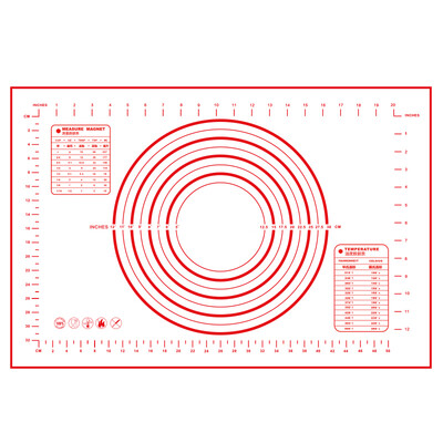 

Barbecue baking high-quality high-temperature silicone mat kneading mats ultra-thin non-slip non-stick large 60 * 40 white