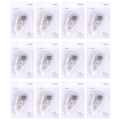 

Deli deli zero series simple non-printing wind 12 students 12m correction tape correction tape correction belt 7233