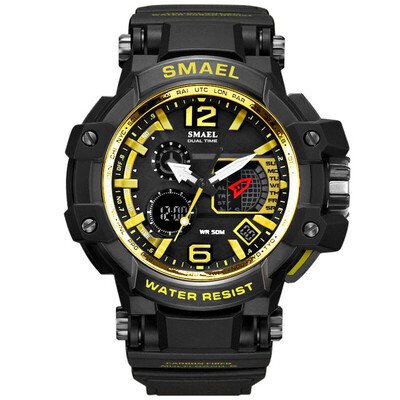 

SMAEL Men Watches White Sport Watch LED Digital 50M Waterproof Casual Watches Male Clock relogios masculino Watches Man
