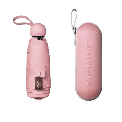 

BANANAUNDER CAPSULE Capsules 40 Series Fold Umbrella Portable Umbrella 50 Water Repellent Umbrella Midsummer Powder