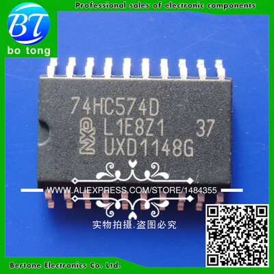 

Free shipping 50pcs SMD logic ics 74HC574D 74HC574 SN74HC574D SOP20 new original