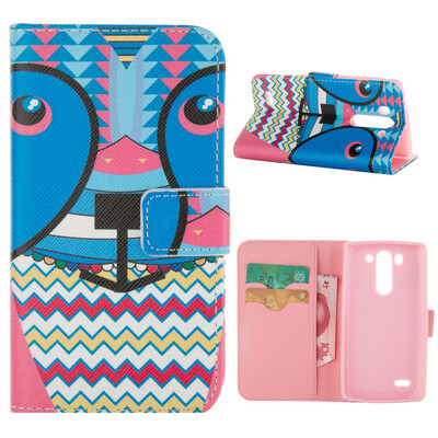 

MOONCASE Case for LG G3 Mini Flip Leather Wallet Card Slot Foldable Stand Feature Case Cover [Pattern series] /a05