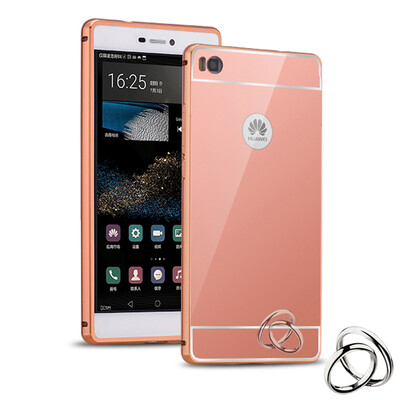 

MOONCASE обшивки металлический каркас края зеркало защитную оболочку 2 в 1 случае покрывают тонкой Huawei Ascend P8 5.2"