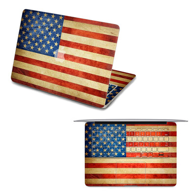 

GEEKID@Macbook Air 13 decal front cover Flag macbook keyboard sticker full decal top sticker US style keyboard protector