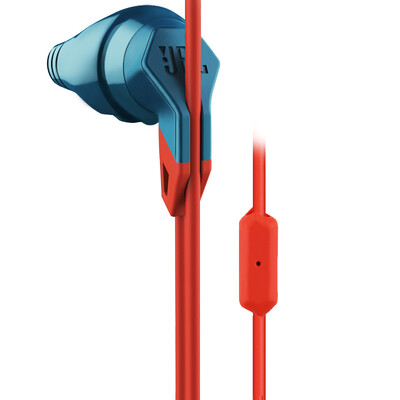 

JBL Grip 200 anti-fall ear ear sports headphones phone line control headset headset cool running blue