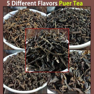 

5 различных вкусов и чая года Puer, включая спелый чай Pu 2003, 2006, 2008 и чай Raw Puerh 2008, 2014 Всего 10 шт. 50 г