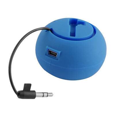 

protable мини - 3,5 мм джек гамбург типа телескопической Plug - in аудио воспроизводящих синий