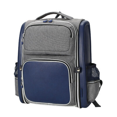 

Xiao Yang YANG childrens backpack primary school students leisure burden reduction bag men&women cute backpack Y2697 Navy