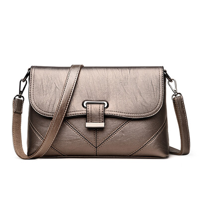 

2018 New Women Shoulder Bags Fashion Tote High Quality Hardware Bag Shoulder Bags Female PU Leather Women Handbag Dame de sac