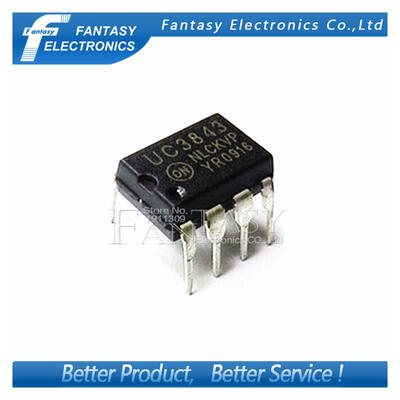 

100PCS UC3843AN DIP8 UC3843A DIP UC3843 new&original IC free shipping
