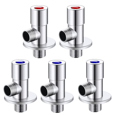 

Supor all stainless steel hot&cold angle valve set lead-free triangle valve water stop valve bathroom hardware universal three cold two heat 530018-01-BW530018-02-BW