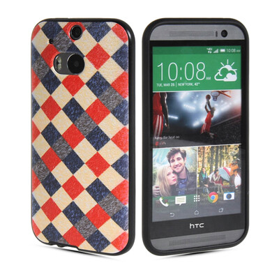 

MOONCASE Watercolor Art Soft Flexible Silicone Gel TPU Skin Shell Back Case Cover for Htc One M8