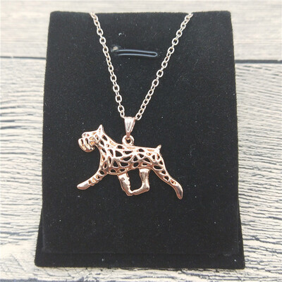 

New Schnauzer Necklace Trendy Style Schnauzer Pendant Necklace Women Pet Jewellery Fashion Animal Dog Jewellery