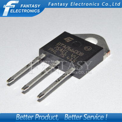 

5PCS BTA26-600B TO-3P BTA26600B TO3P BTA26-600 new&original IC free shipping