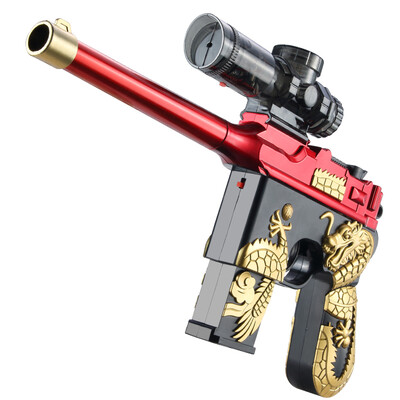 

Jingdong supermarket] drill dragon ZUANLONG Mauser Royal dragon electric bursts of water pistol can be connected to the water bomb charge toy gun pistol