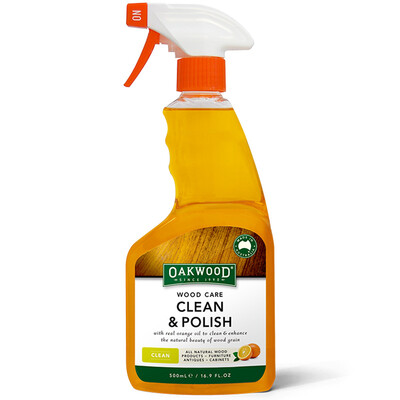 

Australian OAKWOOD Wood Care Cleansing Polish to clean wood grain&increase its natural beauty 500ml