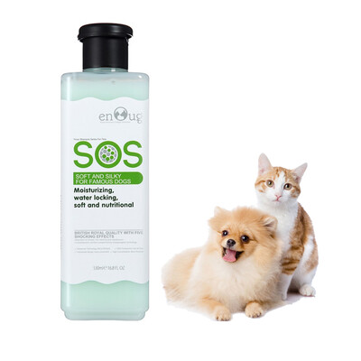 

Enoug SOS pet shampoo cat dog shower gel mild&fragrant golden edging grass hydrating soft series 530ml
