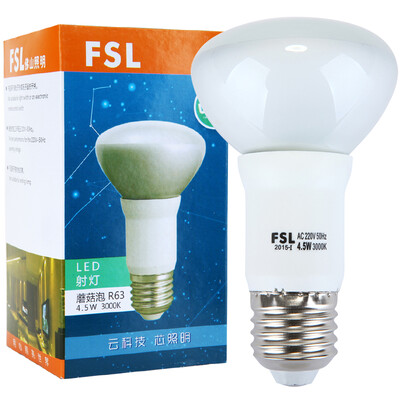 

Супермаркет] [Jingdong FSL (FSL) Светодиодная лампа лампы Юба E27 большой рот теплый белый отражатель лампы 4.5W