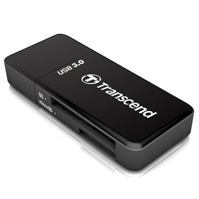 

Transcend USB 30 RDF5 SD High Speed ​​Card Reader Black