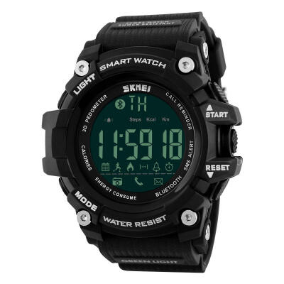 

Мужские цифровые наручные часы Smart Watch Big Dial Модные наручные спортивные часы EL Backlight Waterproof Man Clock 1227