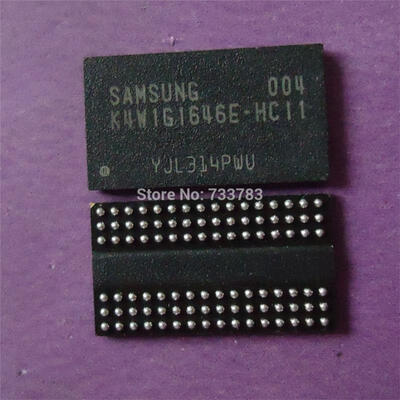 

5pcs/lot K4W1G1646E-HC11 K4W1G1646E 64M X 16 DDR DRAM 0.195 ns PBGA96