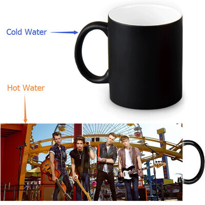 

Vamp 350ml / 12oz Heat Show Show Mug Color Change Чашка кофе Чувствительные морфинг-кружки Волшебная чашка для чайных чашек