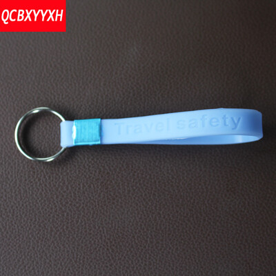 

Силиконовые плетеные тканые веревки Двойные кольца Fit DIY сумка Подвеска Ключевые цепочки Держатель автомобилей Keyrings Мужчины Женщины Брелки