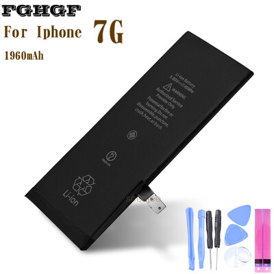 

FGHGF Phone Battery For Iphone 7 7G 0 Zero Cycle factory 38V 1960mah AAA Quality 100 test Replacement Repair With Tools Kit