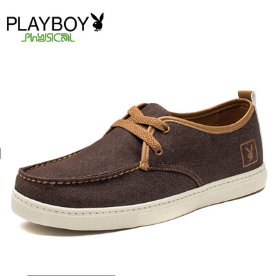 

PLAYBOY brand,New,Korean style,Athleisure,Lacing,Men's shoes