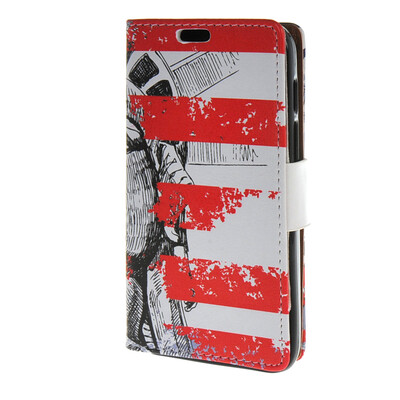 

mooncase дело для Alcatel в одно касание pixi 3 (4.5) ot-4027 кожа Flip бумажник стиль и kickstand дело дизайн обложки / а10