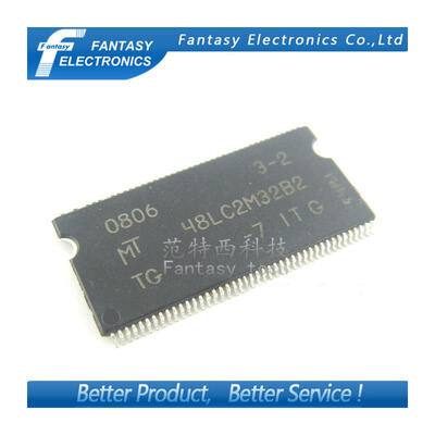 

2PCS MT48LC2M32B2TG-7ITG TSOP86 MT48LC2M32B2TG-7IT TSOP MT48LC2M32B2TG new&original free shipping