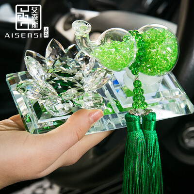 

AISENSI car perfume car perfume seat swan crystal ornaments Yang Tian Gao Ge purple