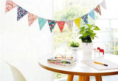 

Fanlus Truly Scrumptious Floral Banner Birthday party Paper decorations Party decoration Floral paper buntingMulticolor