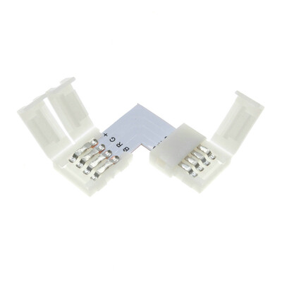 

RGB LED Strip Connector 4pin 10mm L Shape T Shape X Shape Free Welding Connector 5pcslot