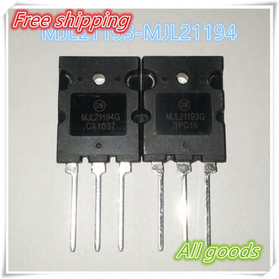 

20pcslot Free Shipping 10pairlot MJL21193 MJL21194 TO-3PL 16 Power AMPERE COMPLEMENTARY SILICON POWER brand new