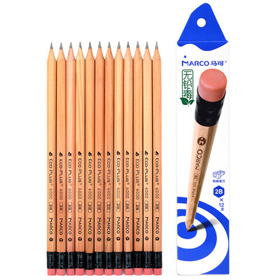 

Marco 6001-2B-12CB Writing pencils Wooden hexagonal 2B 12 box
