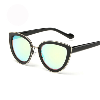 

FEIDU Vintage Cat Eye Sunglasses Women Brand Designer Fashion Multicolour Mirror Sun Glasses For Women Oculos De Sol Feminino