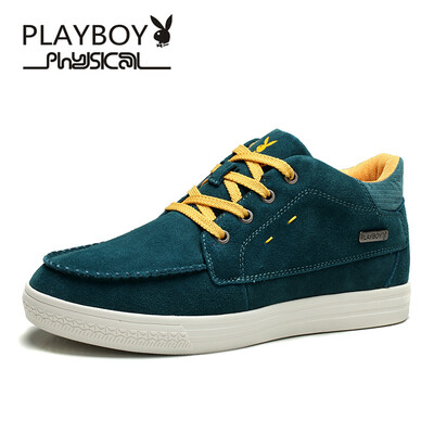 

PLAYBOY brand Winter cotton with velvetWarm leisureBig-head toolingFashion sneakersMens shoes