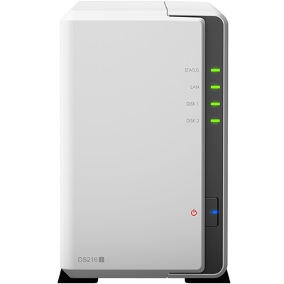 

Synology DS216j dual-bit multi-purpose storage server for home&personal small businesses