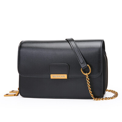 

Scarecrow MEXICAN single shoulder Messenger bag female retro light fashion buckle chain small square bag female MLX70898L-06 black
