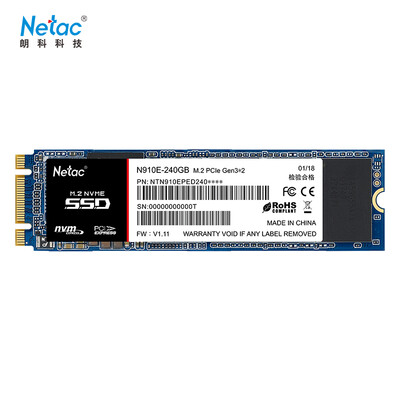 

Netac N910E 240GB M2 2280 NVMe SSD