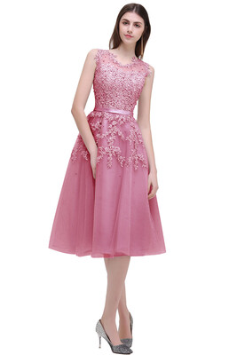 

Short A-line Prom Evening Party Dresses Pageant Homecoming Cocktail Bridesmaid Gown Lace
